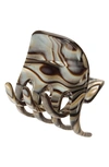 France Luxe Medium Gallery Jaw Clip In Onyx