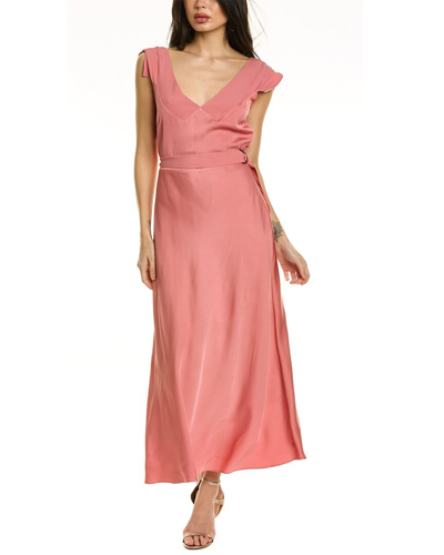 Ted Baker Cowl Back Midi Dress In Pink