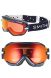 Smith Virtue Ski/snow Goggles - Navy Micro Floral/ Mirror