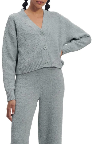 Ugg Nyomi Fuzzy Cardigan In Sidewalk
