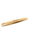 Tweezerman Ultra Precision Mini Slant Tweezer In Gold