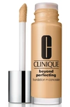 Clinique Beyond Perfecting&trade; Foundation + Concealer In Cork (very Fair With Warm Neutral Undertones)