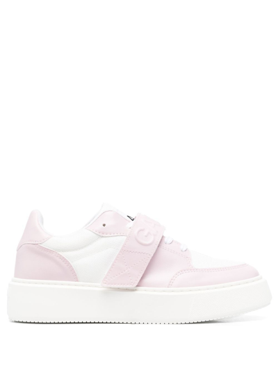 Ganni Touch-strap Low-top Trainers In White