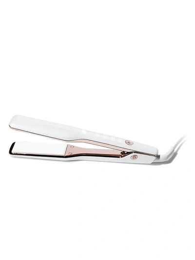 T3 Singlepass X 1.5" Ionic Flat Iron With Ceramic Plates (white & Rose Gold)