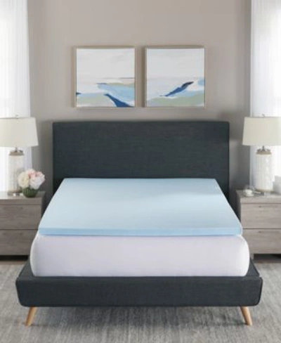 Prosleep 4 Gel Infused Memory Foam Mattress Topper Collection In Blue