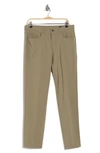 14th & Union 5-pocket Performance Pants In Olive Mermaid