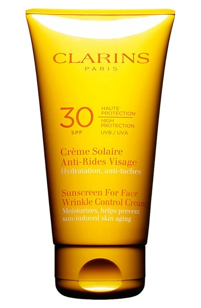Clarins Sunscreen For Face Wrinkle Control Cream Spf 30, 2.6 Oz.