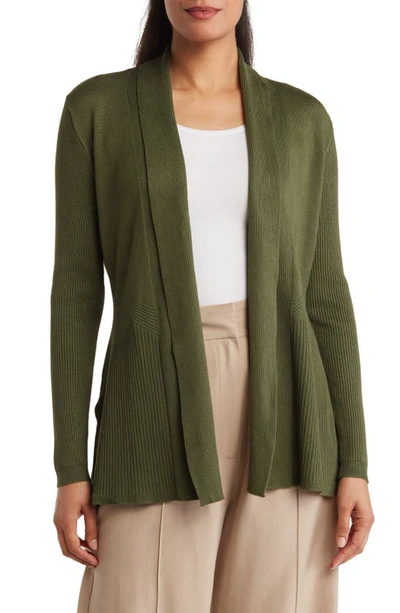 By Design Anderson Cardigan In Rifle Green