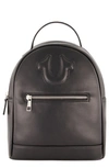 True Religion Brand Jeans Horseshoe Motif Backpack In Black