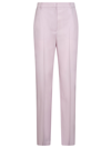 Alexander Mcqueen Trousers In Pale Pink