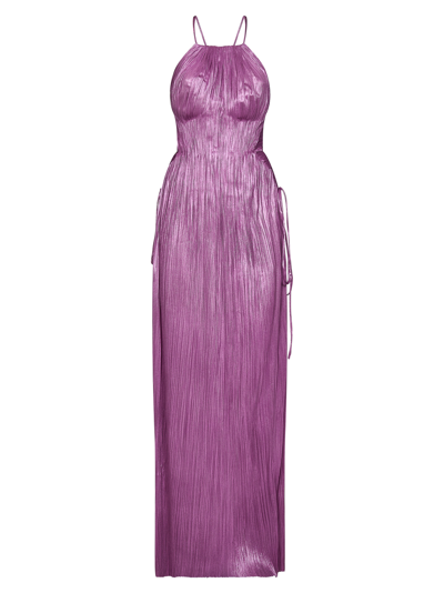 Maria Lucia Hohan Valeria Long Dress In Purple