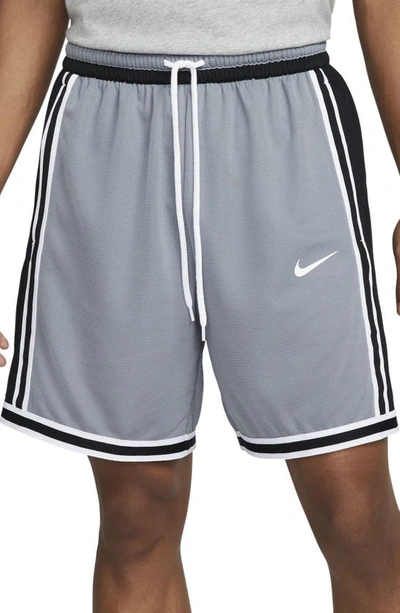 Nike Men's Dri-fit Dna+ 8" Basketball Shorts In Grey