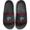 Nike Atlanta Falcons Off-court Wordmark Slide Sandals In Grey