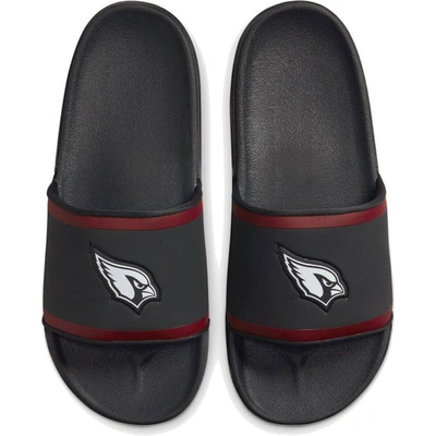 Nike Arizona Cardinals Off-court Wordmark Slide Sandals In Grey