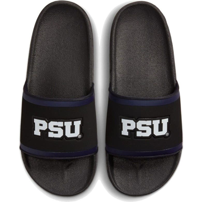 Nike Penn State Nittany Lions Off-court Wordmark Slide Sandals In Black