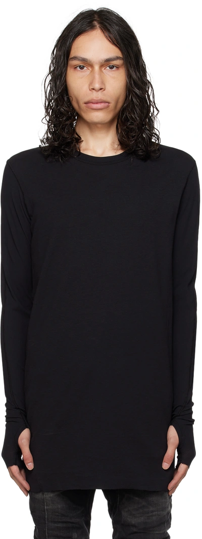 Boris Bidjan Saberi Cotton Long-sleeve In Black