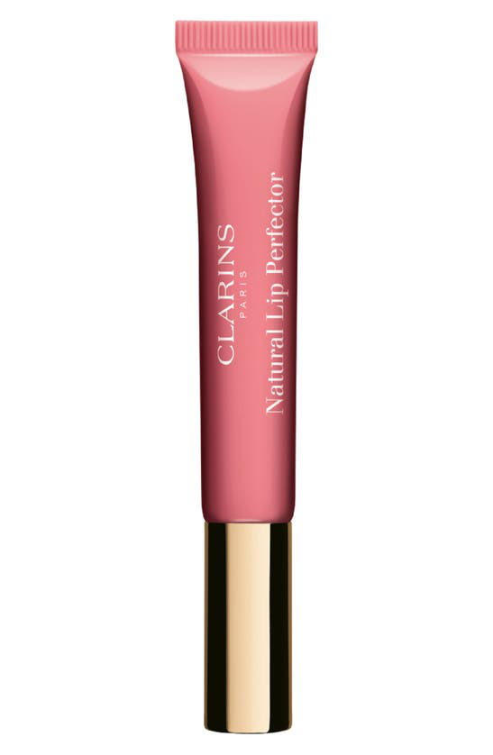 Clarins Natural Lip Perfector Lip Gloss In Rose Shimmer 01 ModeSens