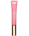Clarins Natural Lip Perfector Lip Gloss In 01 Rose Shimmer