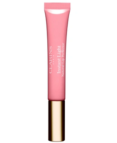 Clarins Natural Lip Perfector Lip Gloss In 01 Rose Shimmer