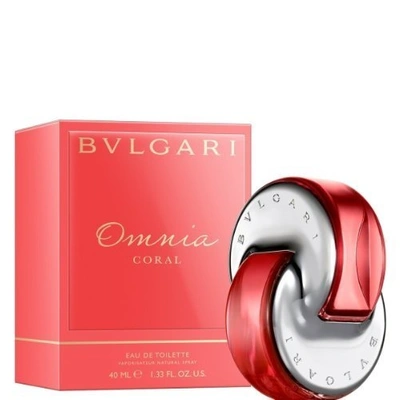 Bvlgari Omnia Coral 2.2 oz/ 65 ml Eau De Toilette Spray In Pink,red