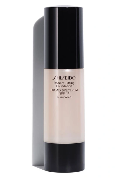 Shiseido 'radiant Lifting' Foundation Spf 17 In I00 Very Light Ivory