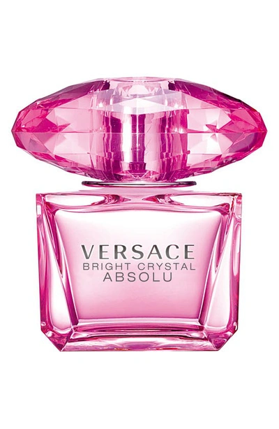 Versace Bright Crystal Absolu Eau De Parfum Spray, 3 Oz. In Purple