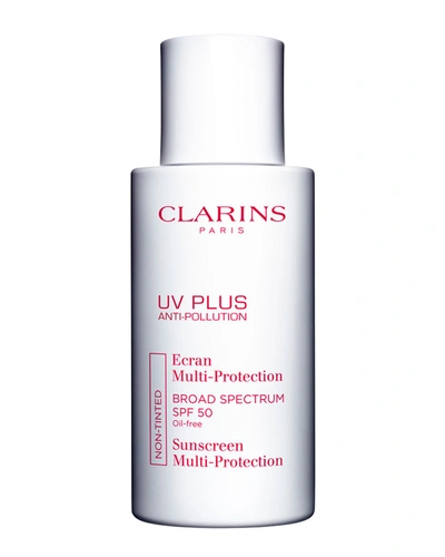 Clarins 1.7 Oz. Uv Plus Anti-pollution Sunscreen Multi-protection Borad Spectrum Spf 50 In White