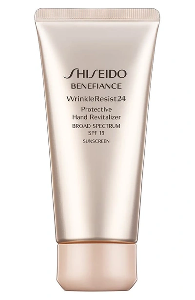 Shiseido Benefiance Wrinkleresist24 Protective Hand Revitalizer Spf 15, 2.6 Oz.