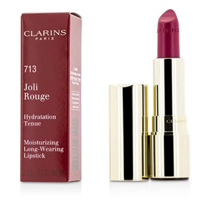 Clarins Joli Rouge Lipstick - 713 - Hot Pink In # 713 Hot Pink