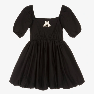Marc Ellis Kids' Girls Black Cotton Puffball Dress