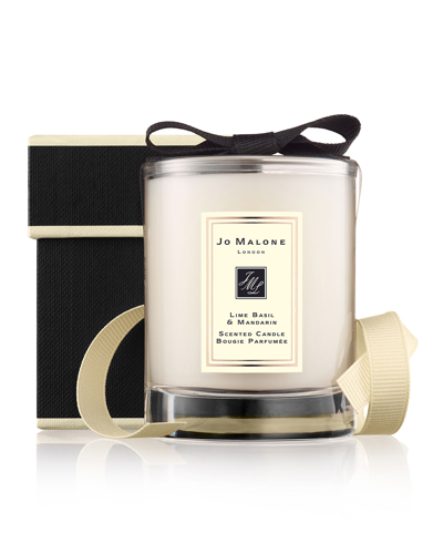 Jo Malone London Lime Basil & Mandarin Scented Travel Candle, 60g In Colourless