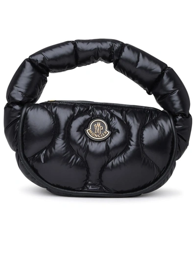 Moncler Delilah Quilted Shoulder Bag In Black