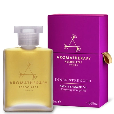 Aromatherapy Associates Inner Strength Bath & Shower Oil (1.8oz) In White