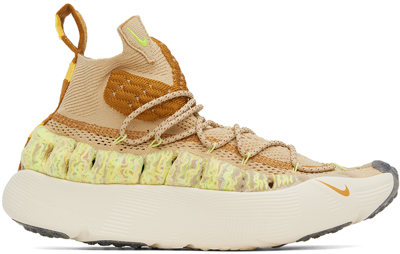 Nike Tan Ispa Sense Flyknit Sneakers In Brown