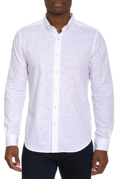 Robert Graham Rutherford Cotton Button-up Shirt In White