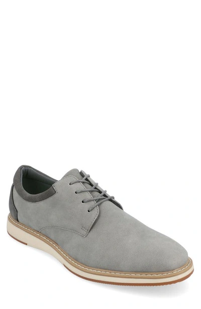 Vance Co. Hodges Plain Toe Derby In Gray