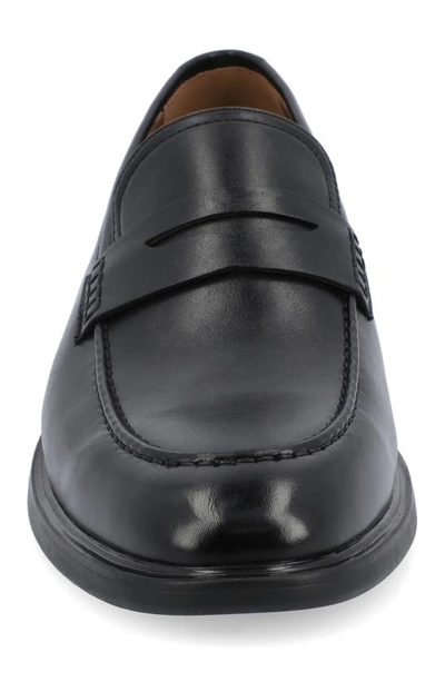 Vance Co. Keith Vegan Leather Penny Loafer In Black