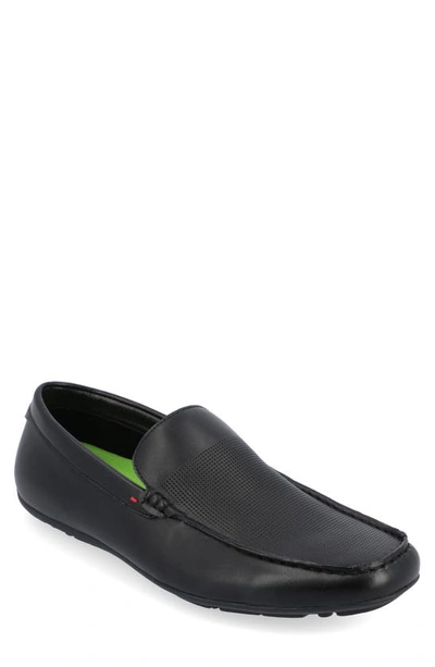 Vance Co. Mitch Vegan Leather Driver Loafer In Black