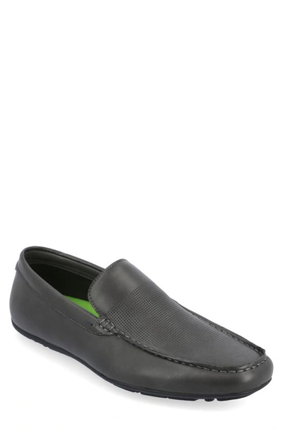 Vance Co. Mitch Vegan Leather Driver Loafer In Grey