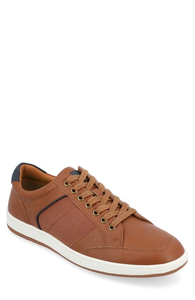 Vance Co. Rogers Casual Vegan Leather Sneaker In Brown