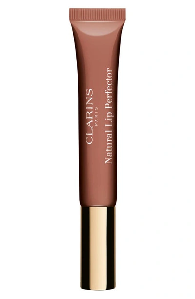 Clarins Natural Lip Perfector Sheer Gloss, 0.35 Oz. In 06 Rosewood Shimmer