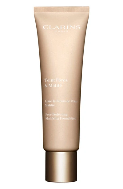 Clarins Pore-perfecting Mattifying Foundation In Nude Beige