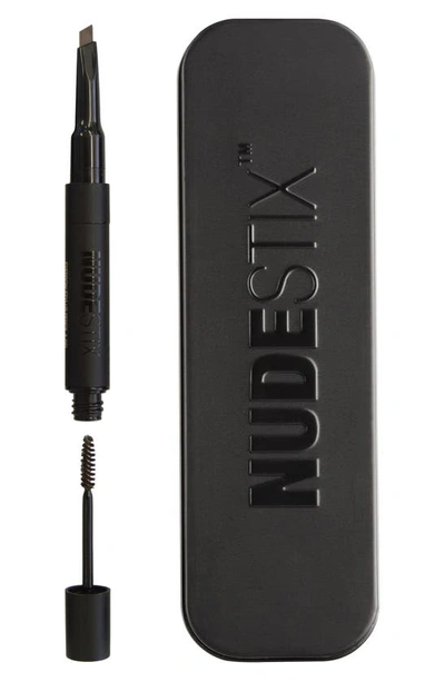 Nudestix Eyebrow Stylus Pencil & Gel Brown Pencil 0.007 oz X Gel 0.084 oz/ Pencil 0.2 G X Gel 2.48 ml