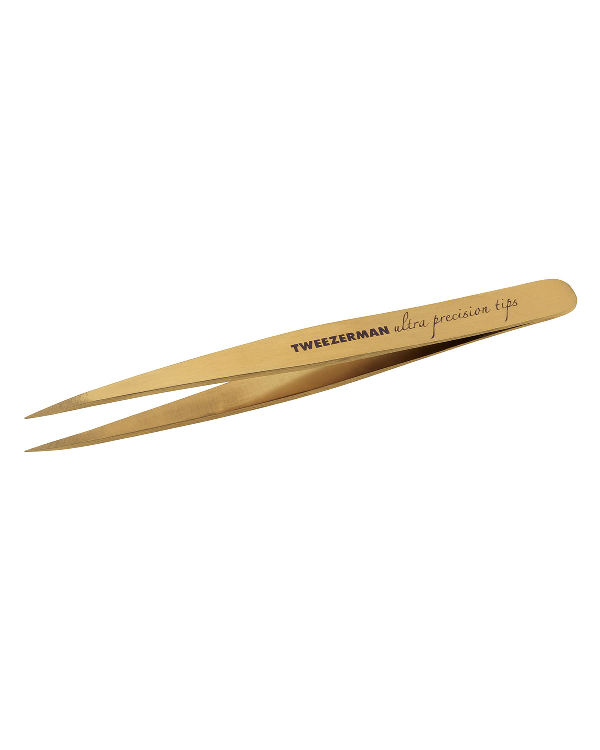 Tweezerman Ultra Precision Point Tweezer In Gold Modesens