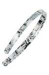 France Luxe Black & White 1/2" Ultracomfort Headband In Hesperi