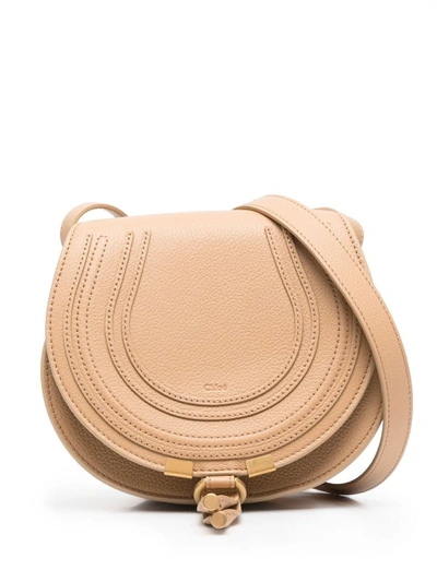 Chloé Marcie Crossbody Bag In Brown
