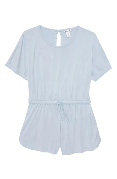 Nordstrom Kids' Jersey Romper In Blue Feather
