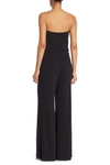 Go Couture Strapless Tube Jumpsuit In Black