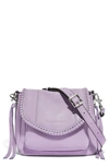 Aimee Kestenberg Mini All For Love Convertible Leather Crossbody Bag In Lavender