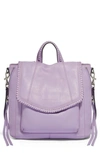 Aimee Kestenberg All For Love Convertible Leather Backpack In Lavender